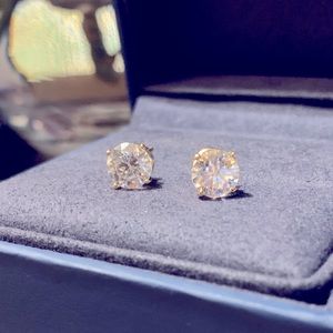 Swarovski Crystal “Diamond Stud” Earrings